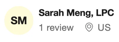 Sarah Meng, LPC